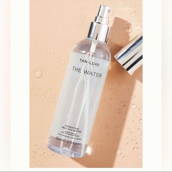 TAN-LUXE THE WATER Hydrating Self-Tan Water 100ml Light/Medium Shade NIB - Picture 2 of 11